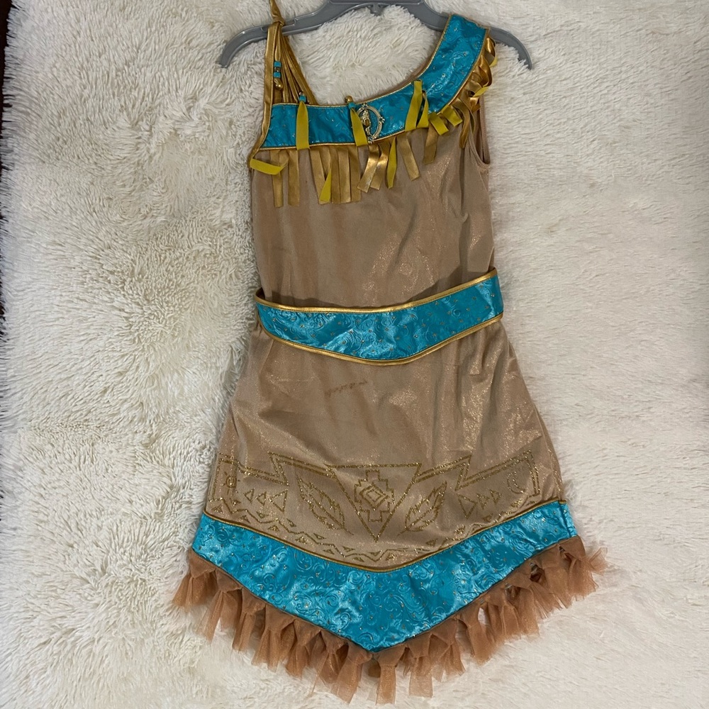 Pocahontas childs costume size girls 9/10